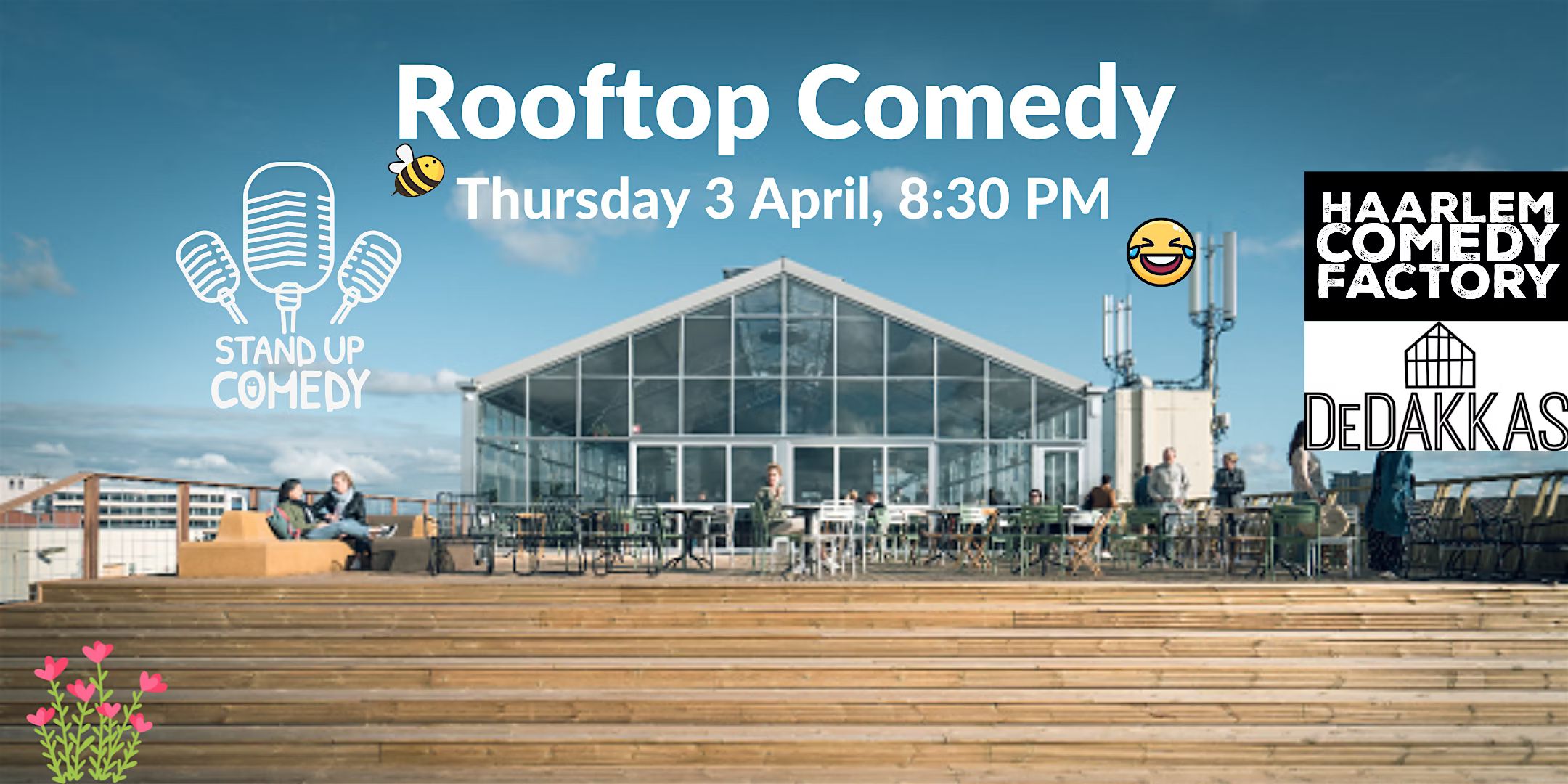Haarlem Rooftop Comedy  | April edition