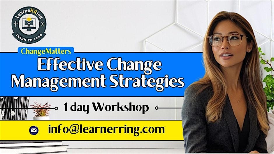Effective Change Management 1-Day Workshop | Vancouver, WA