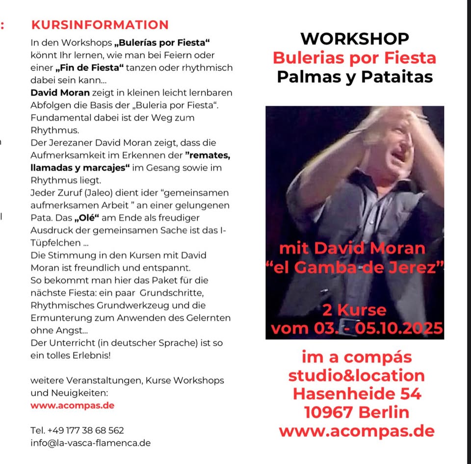 Workshop Bulerias por Fiesta