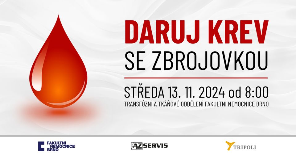 Daruj krev se Zbrojovkou!