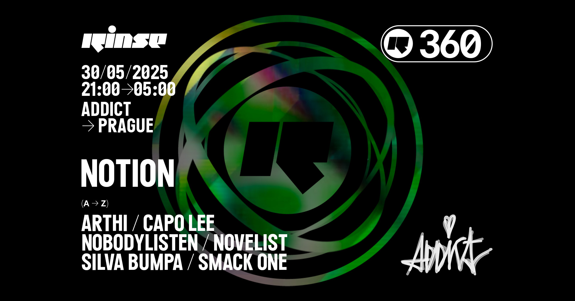 Rinse presents R360: Prague