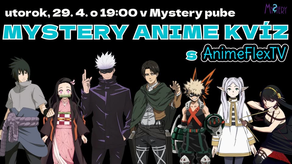 Mystery Anime Kvíz s AnimeFlex.TV