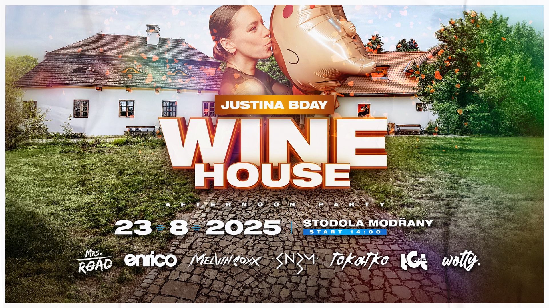 WINE HOUSE AFTERNOON (Justina Bday) - 23.8.2025