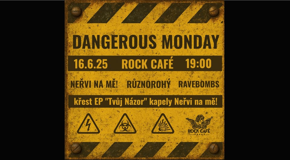 Dangerous Monday - Neřvi na mě! (křest EP), Různorohý, Ravebombs