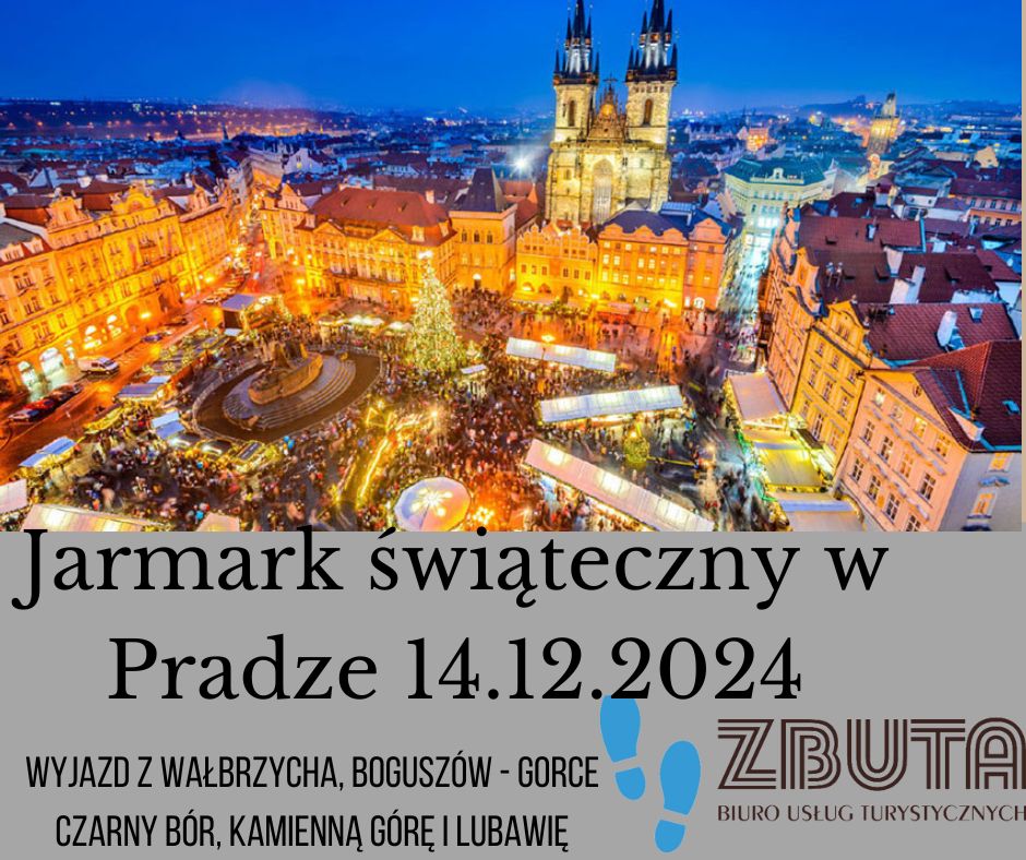 Jarmark Bożonarodzeniowy w Pradze z wyjazdem z Wałbrzycha