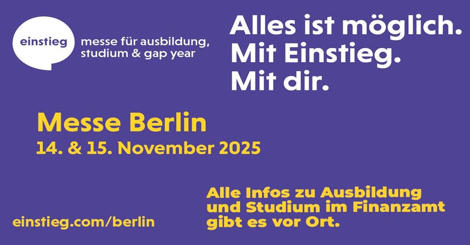 Einstieg Berlin - Fachhochschule für Finanzen ist dabei