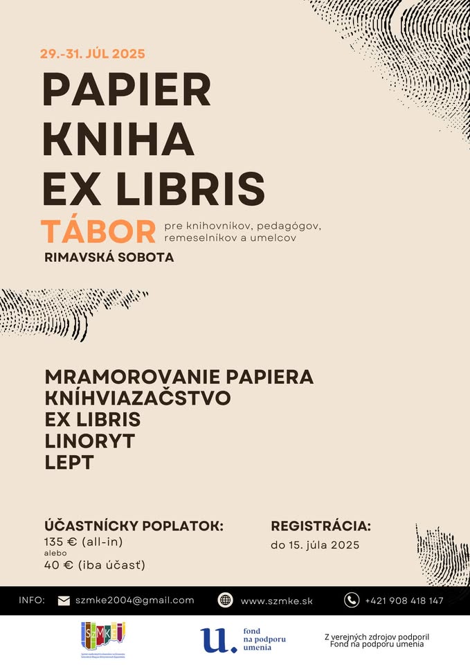 PAPIER KNIHA EX LIBRIS / PAPÍR KÖNYV EX LIBRIS