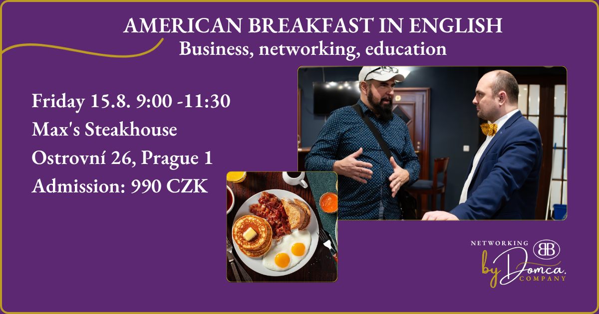 American Breakfast in English 15. srpna