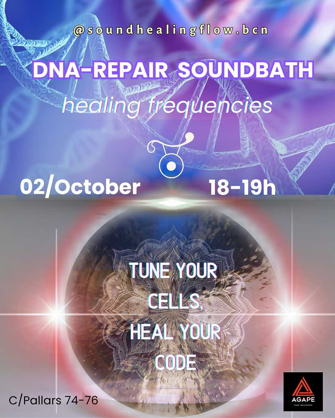 DNA-Repair Frequencies 
✨SOUND BATH ✨
