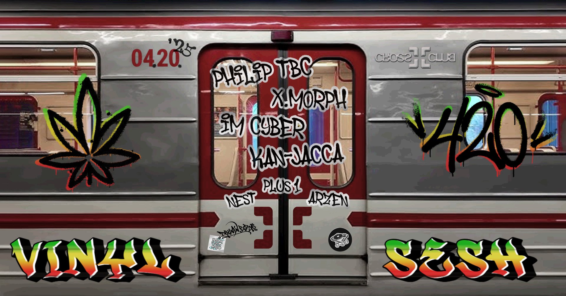 VINYL SESH 420° w/ IM Cyber, Philip TBC, X.Morph, Kan-Jacca
