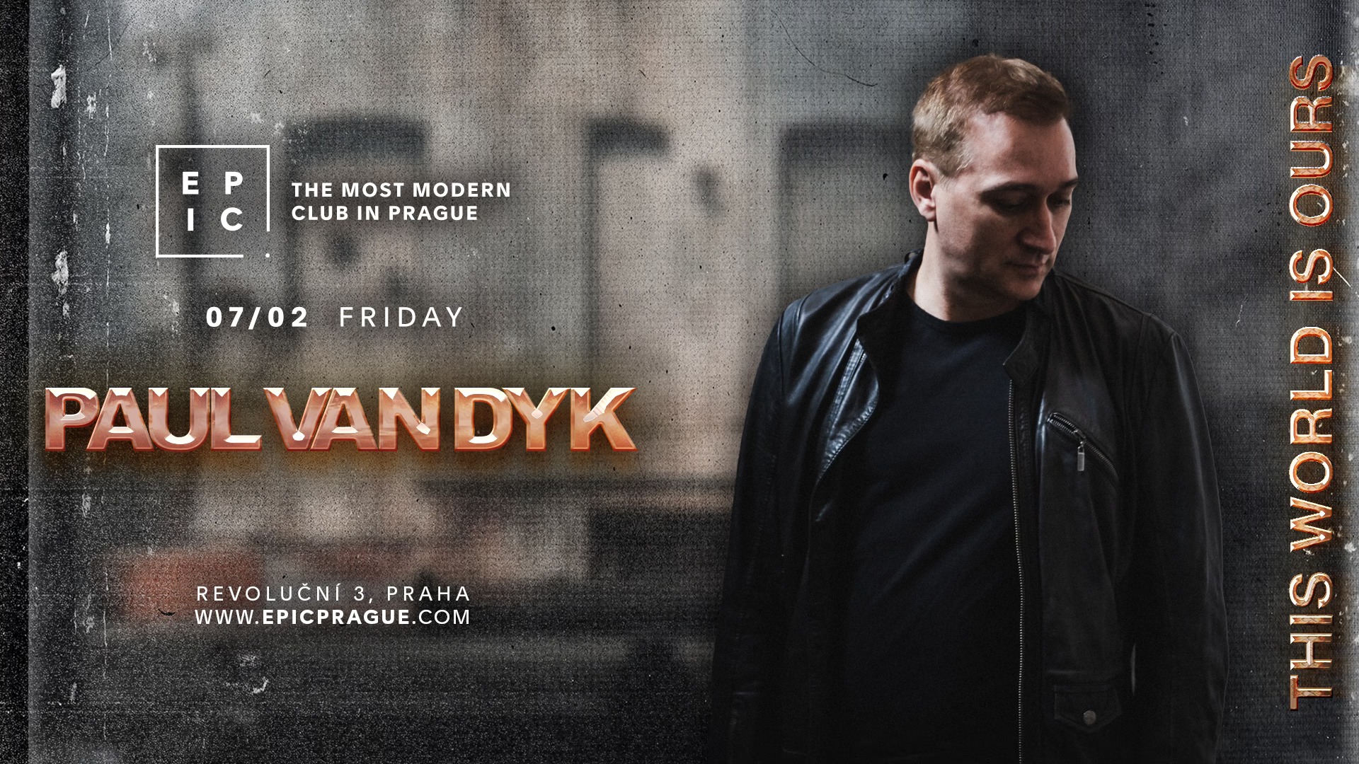 PAUL VAN DYK → EPIC Prague