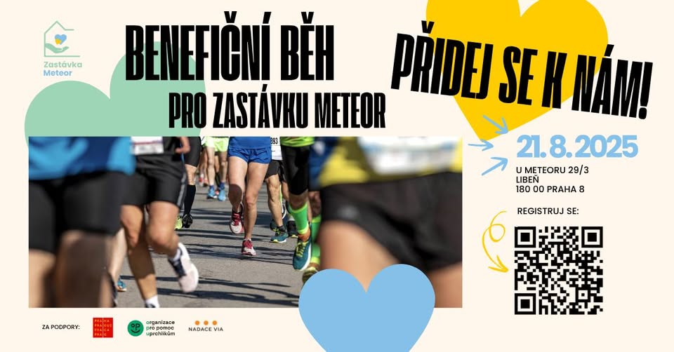 Benefiční běh pro Zastávku Meteor