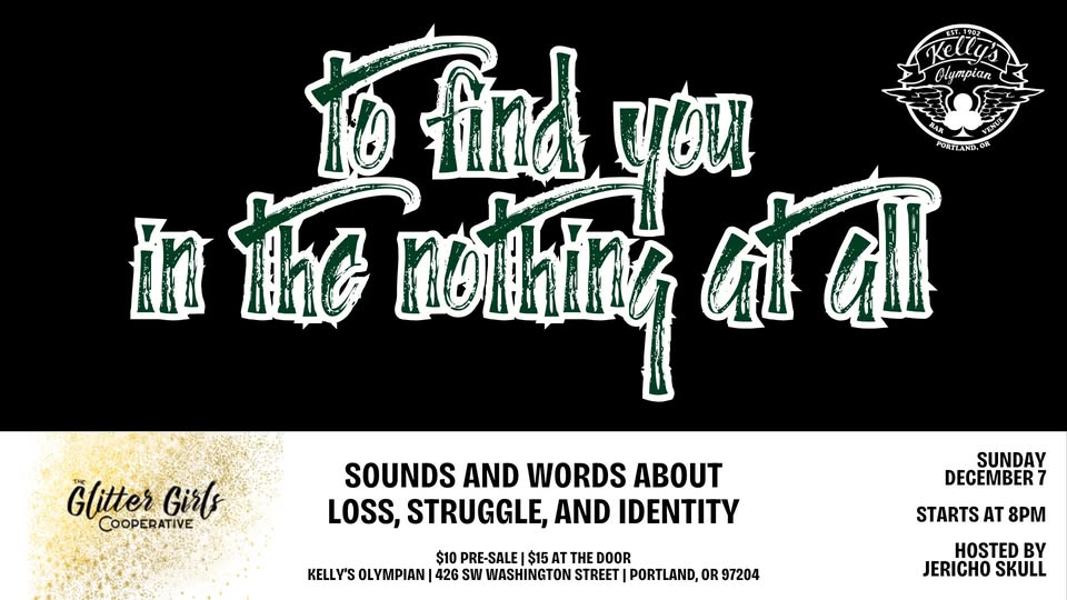 to find you in the nothing at all