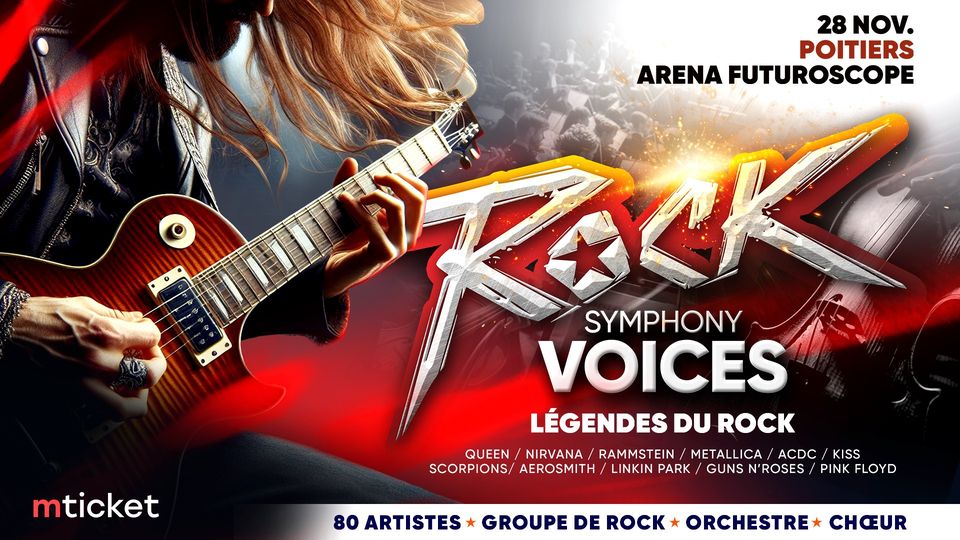 ROCK SYMPHONY VOICES à POITIERS !