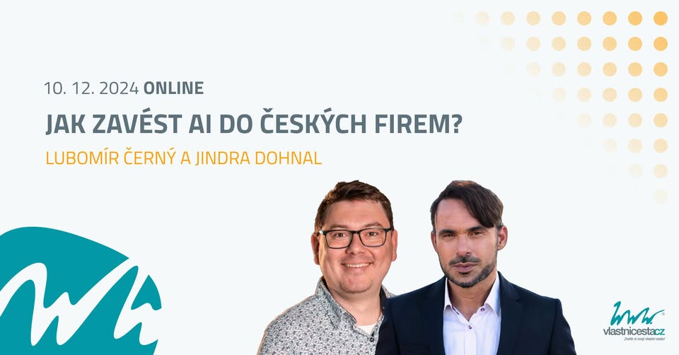 Jak zavést AI do českých firem?  💻 ONLINE