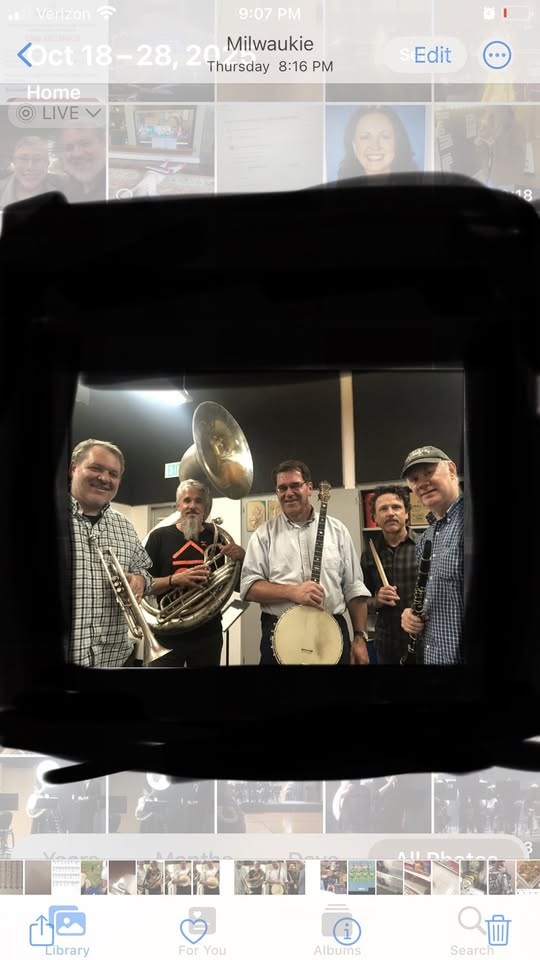 The debut of Kick the Bucket Jazz Band