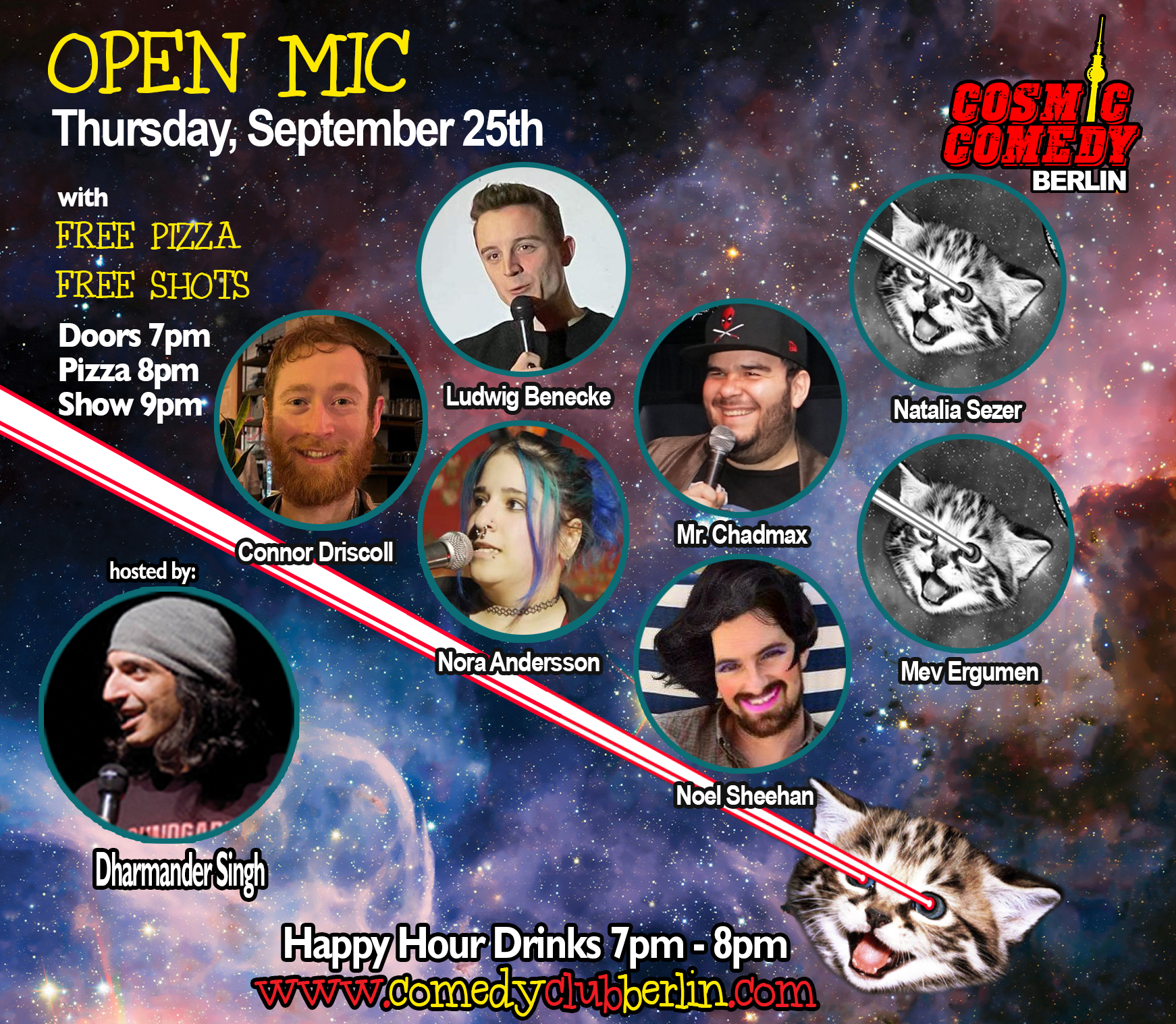 Cosmic Comedy Berlin OPEN-MIC THURSDAY