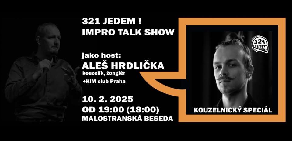 321Jedem! KOUZELNICKÝ SPECIÁL! Host: Aleš Hrdlička & KIM club Praha