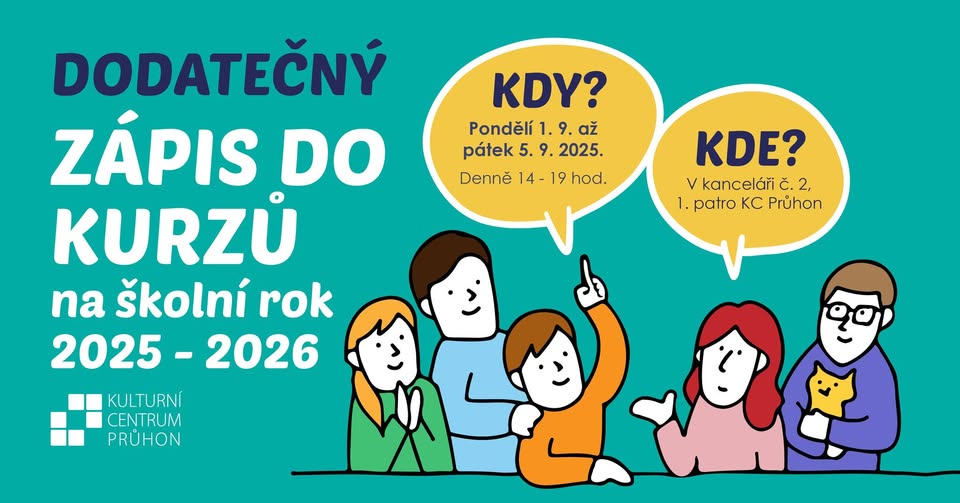 Dodatečný zápis do kurzů 2025 - 2026