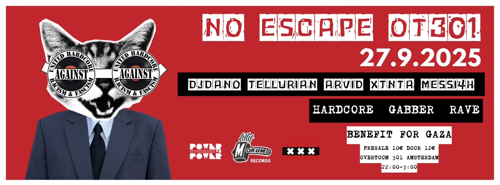 No Escape OT301 invites MOKUM Records