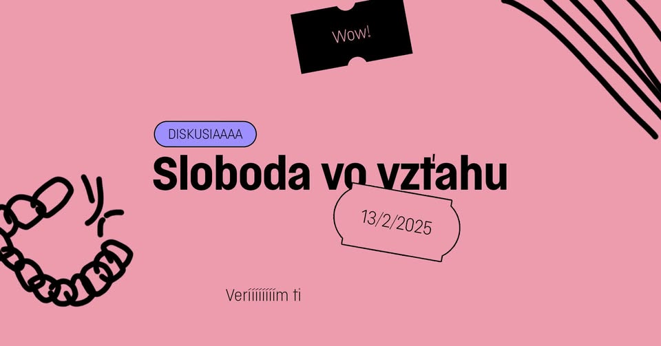 Diskusia vo Výklade: Sloboda vo vzťahu? 🕊️