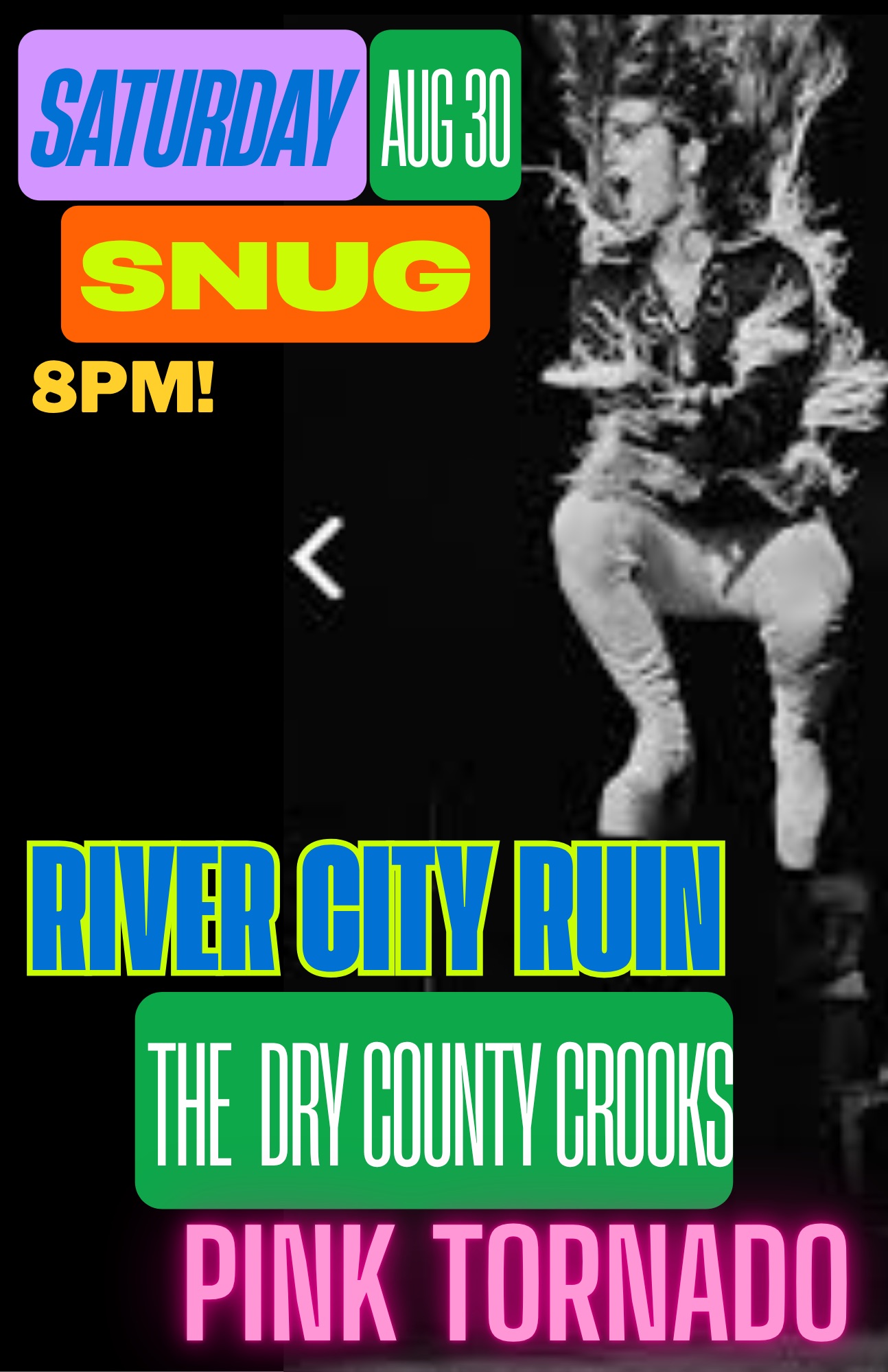 River City Ruin, The Dry County Crooks, & Pink Tornado @ The Snug!