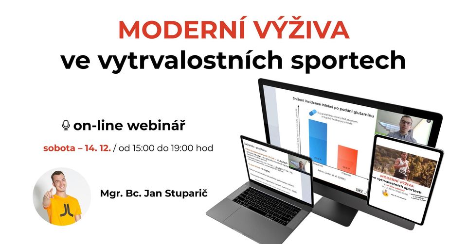 Webinář Moderní výživy ve vytrvalostních sportech