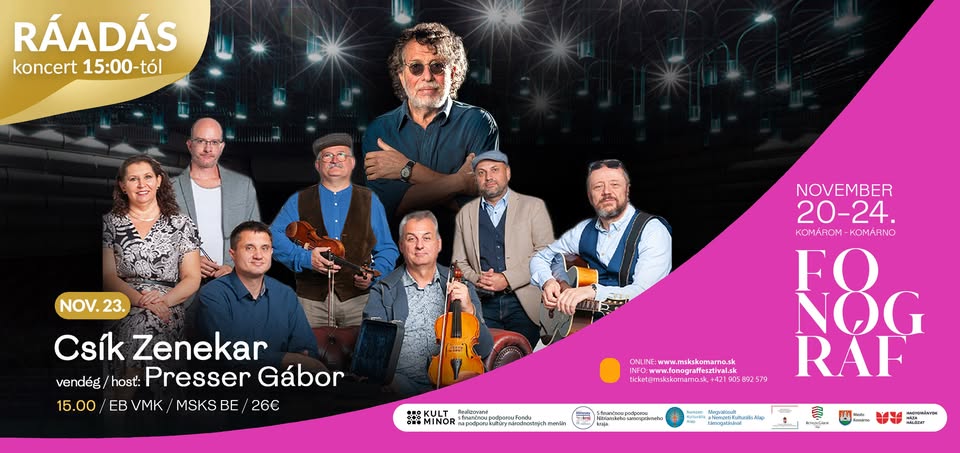 CSÍK ZENEKAR, vendég: PRESSER GÁBOR (RÁADÁS KONCERT)