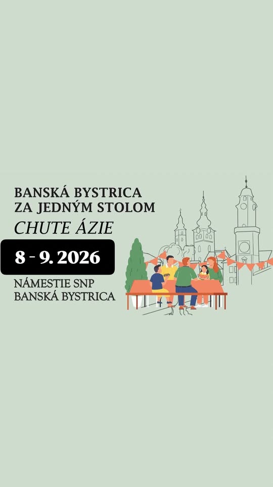 Banská Bystrica za jedným stolom - Chute Ázie