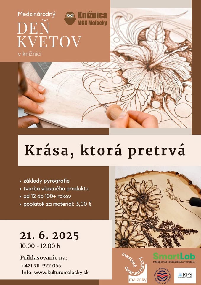 Medzinárodný deň kvetov v knižnici - "Krása, ktorá pretrvá"