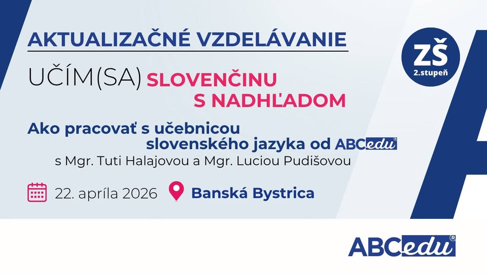 Učím (sa) slovenčinu s nadhľadom