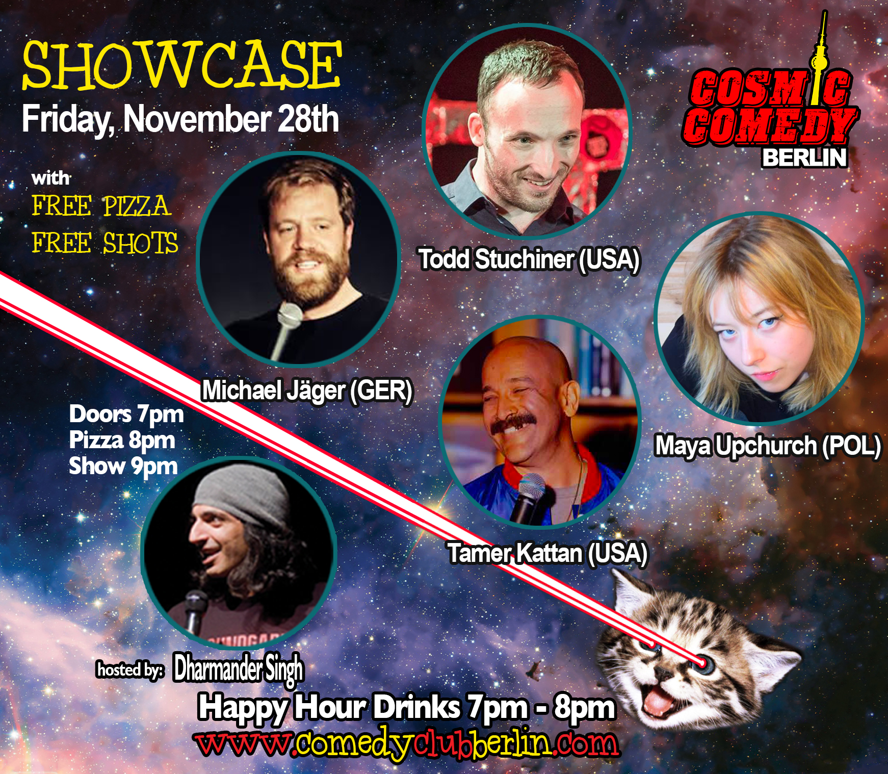 Cosmic Comedy Berlin SHOWCASE FRIDAY