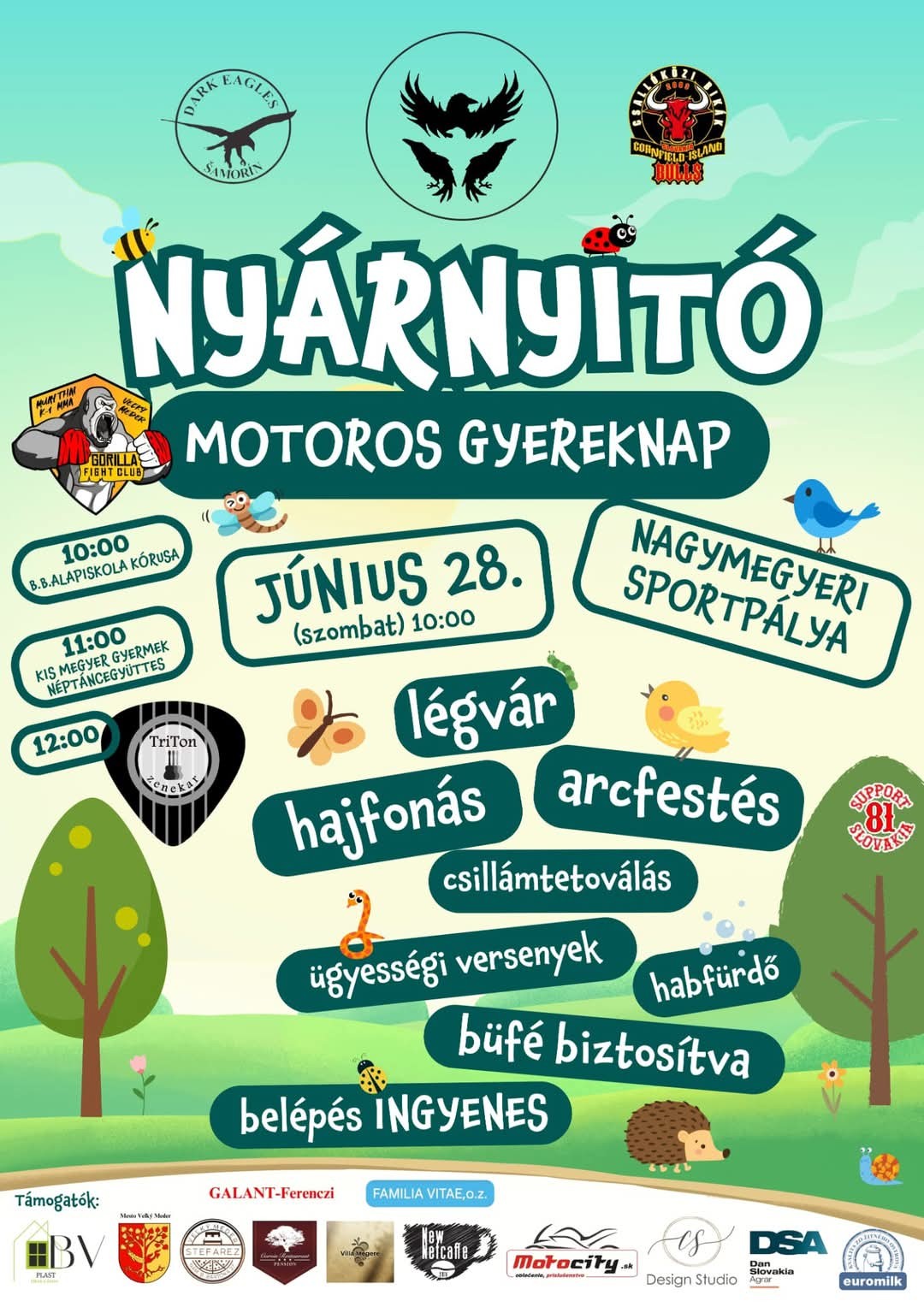 TriTon-Nyárnyitó Motoros Gyereknap