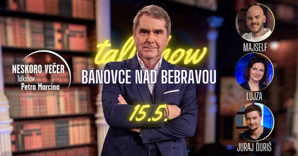 2x TalkShow Petra Marcina - Bánovce nad Bebravou (17:00 a 19:00)