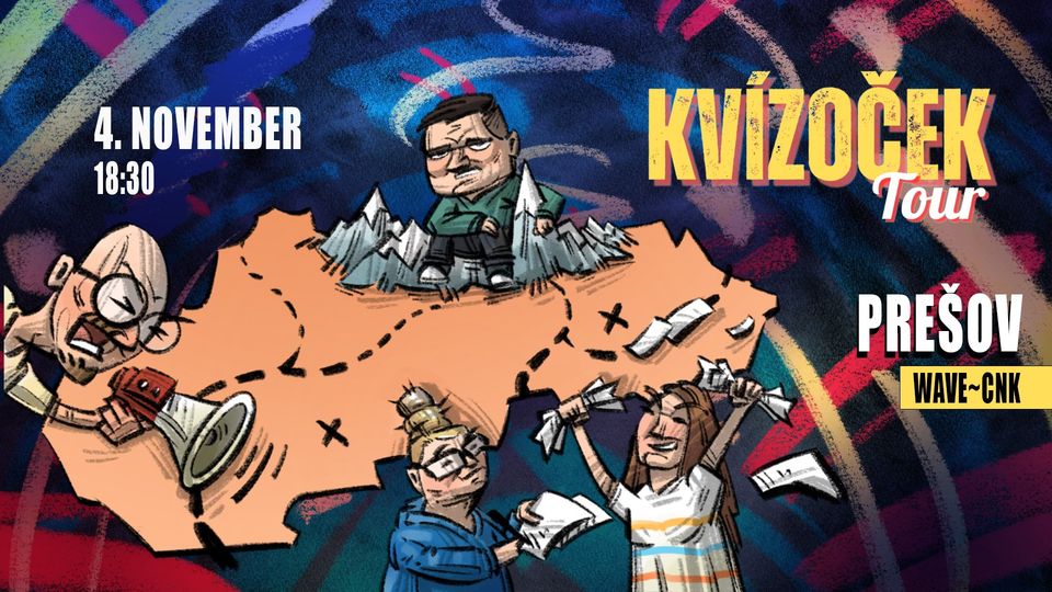Kvízoček v Prešove: : Bizarný politický kvíz s Piatočkom