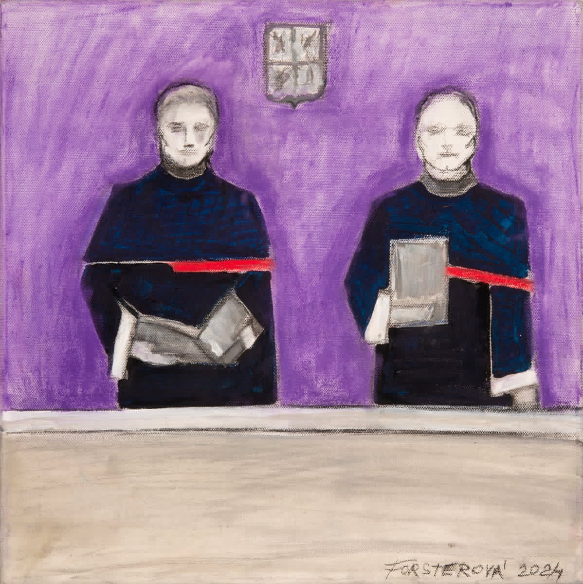 Andrea Forsterová. Výstava-exhibition " U Posledního soudu"