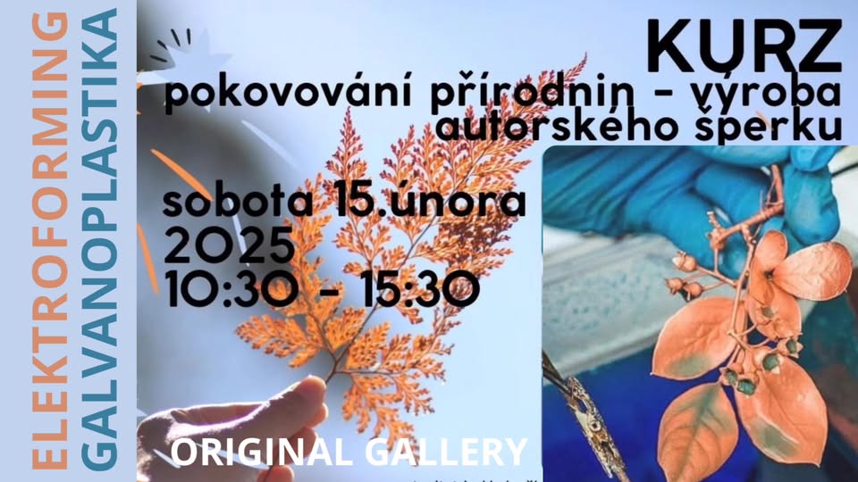Galvanoplastika - výroba šperku - KURZ