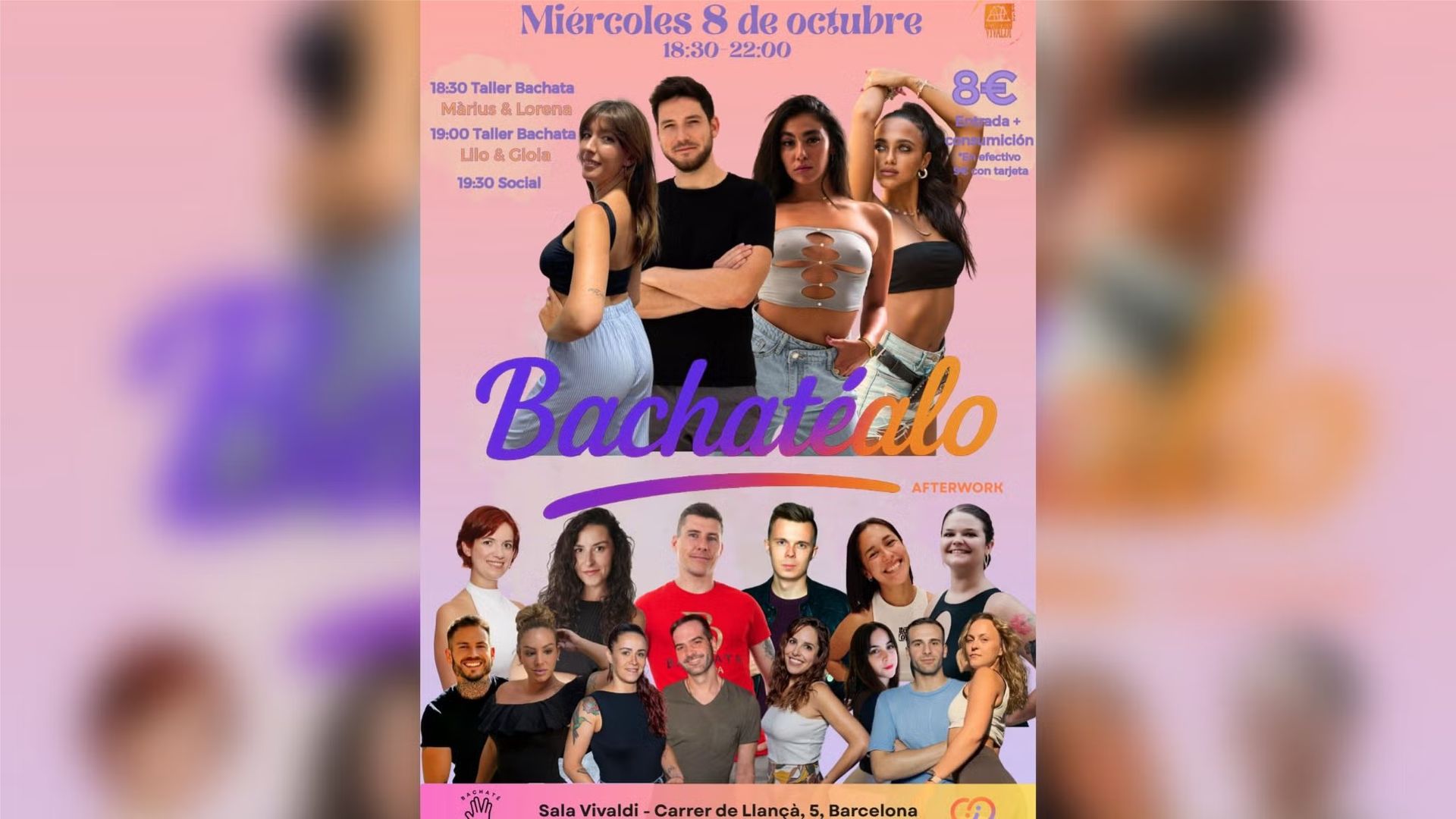Bachata Social in Barcelona (Sala vivaldi)