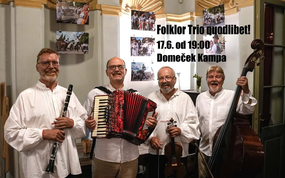 Folklor Trio quodlibet!! - třetí středa v parku Kampa