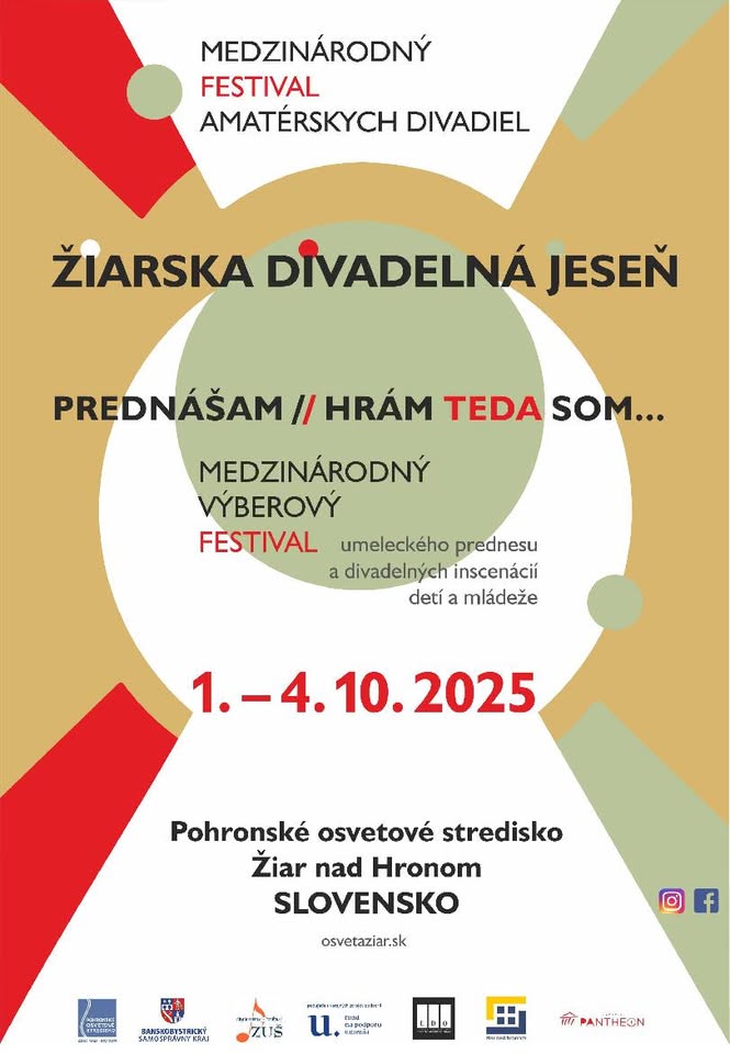 ŽIARSKA DIVADELNÁ JESEŇ: prednášam // hrám teda som...