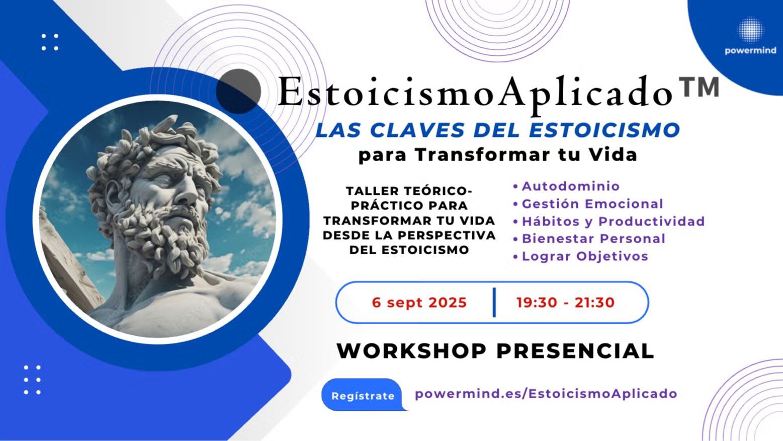 🏛️ Workshop EstoicismoAplicado™️: Filosofía Práctica para Transformar tu Vida