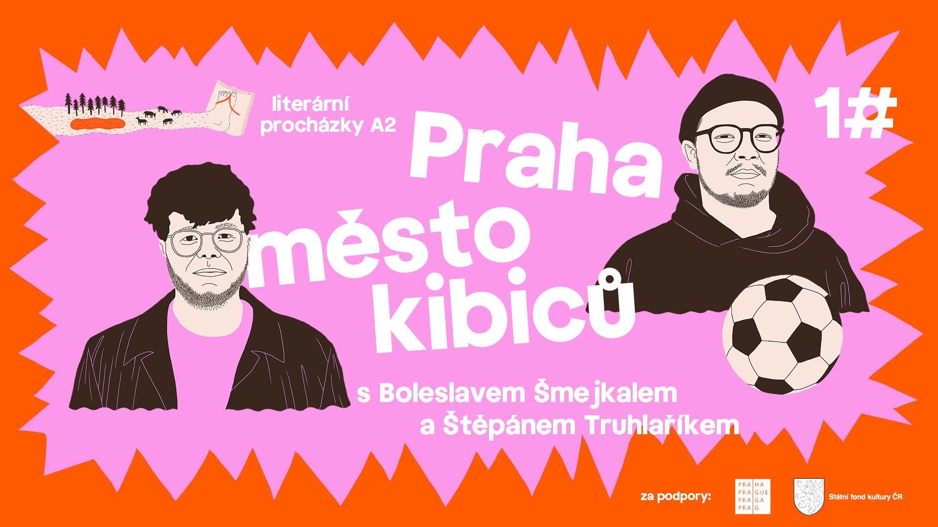 Literární procházky A2: Praha, město kibiců