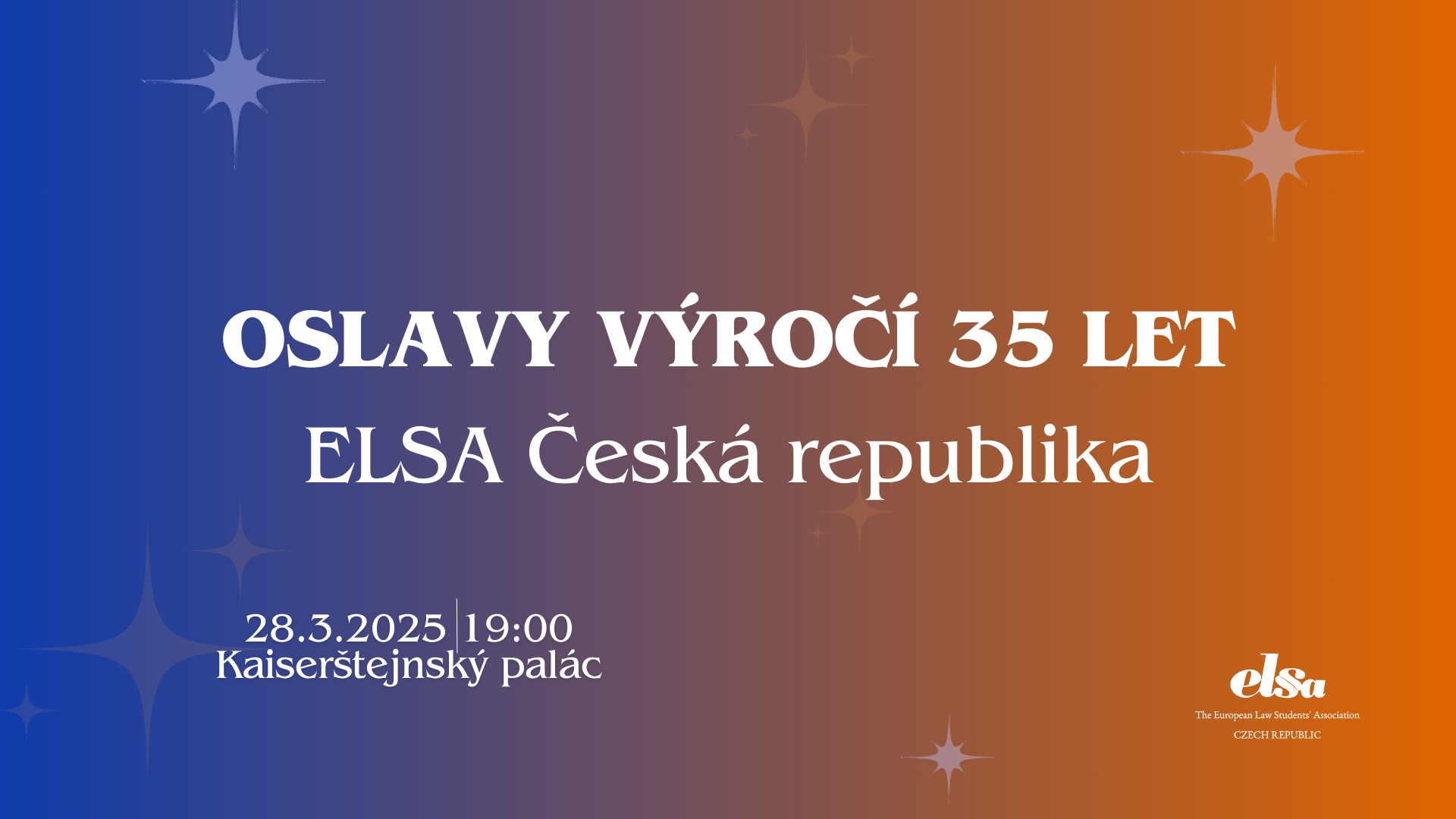 Oslavy výročí 35 let ELSA v České republice