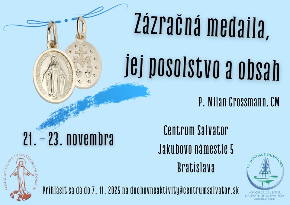 Zázračná medaila, je posolstvo a obsah