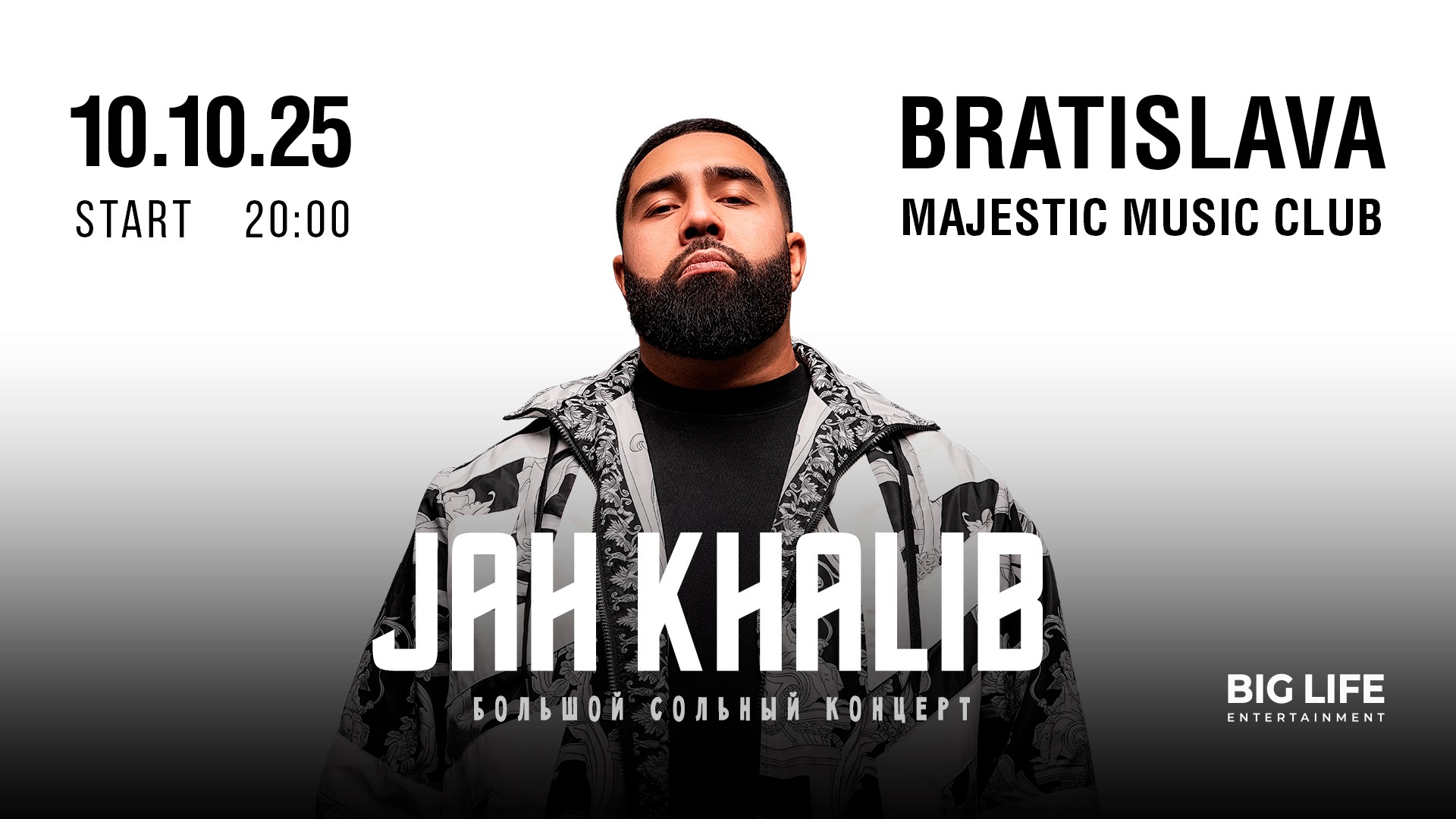 ✅ Jah Khalib in Bratislava • October 10 🎟 Tickets: Jahkhalib2025.com
