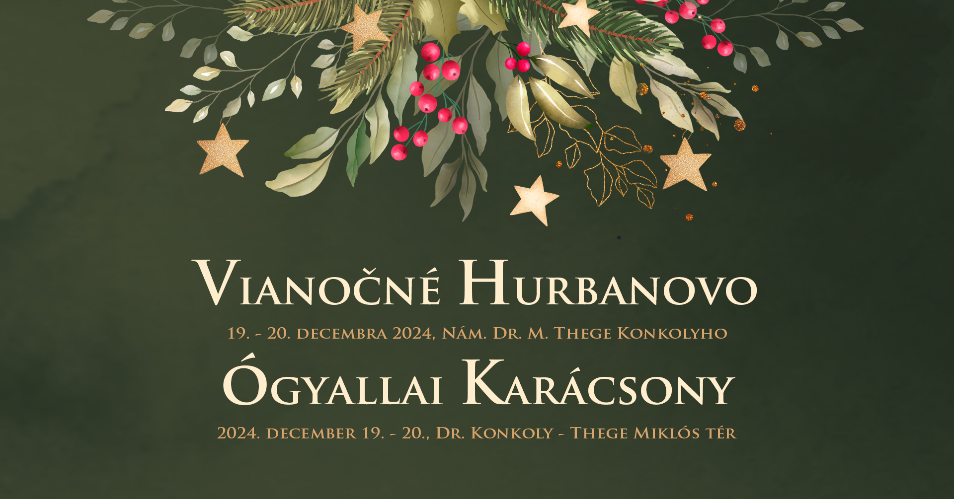 Vianočné Hurbanovo | Ógyallai karácsony