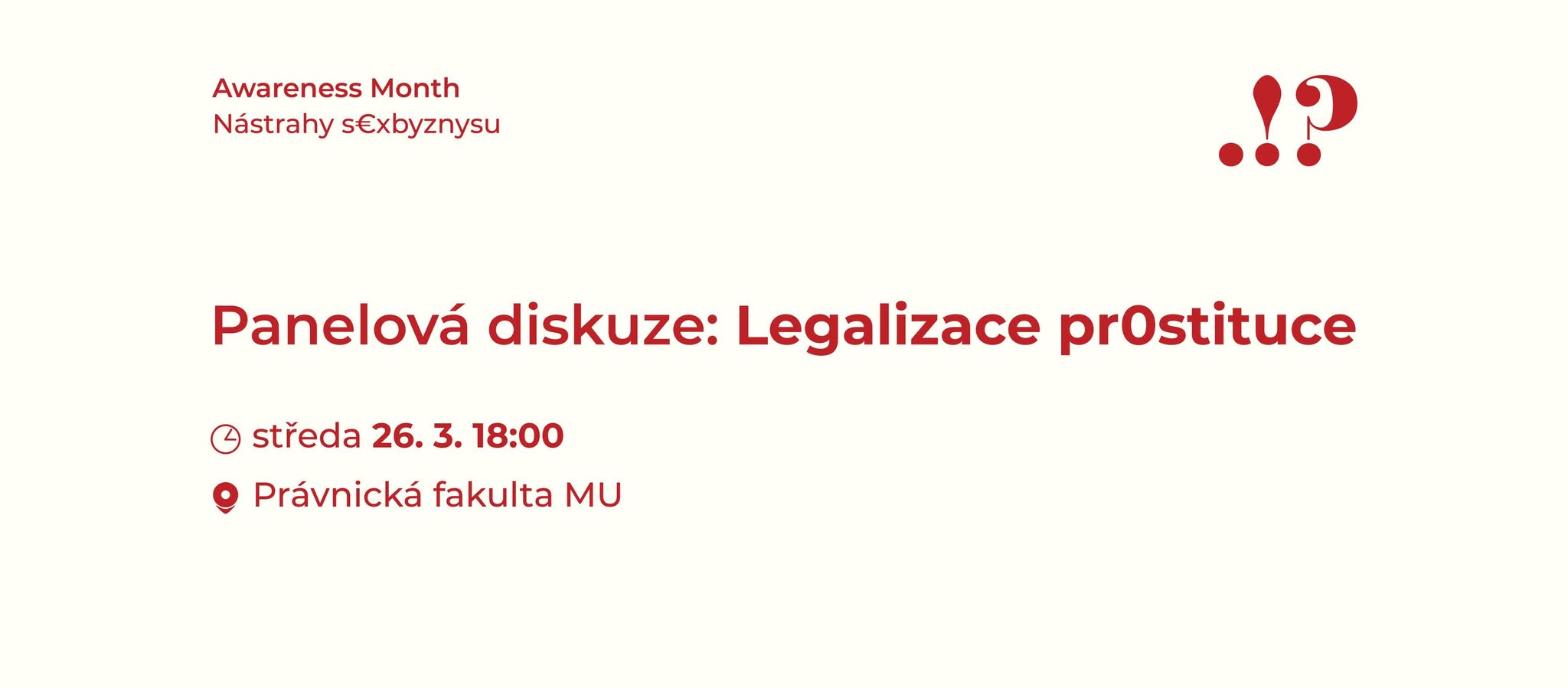 Panelová diskuze: Legalizace pr0stituce