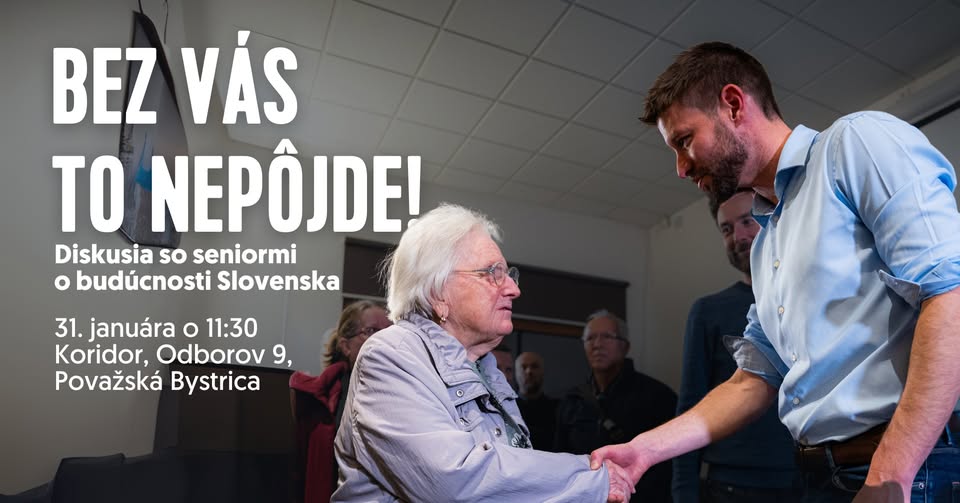 Bez vás to nepôjde | Diskusia so seniormi o budúcnosti Slovenska