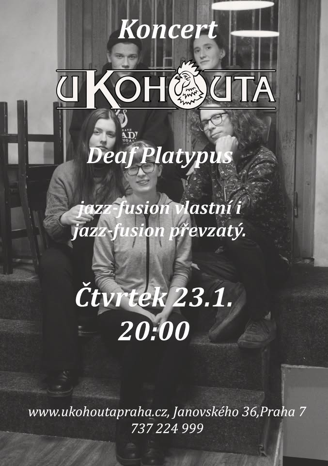 Koncert U Kohouta: Deaf Platypus