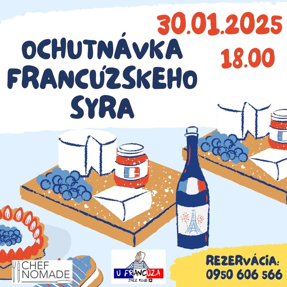 Ochutnávka francúzskeho syra @ U Francúza